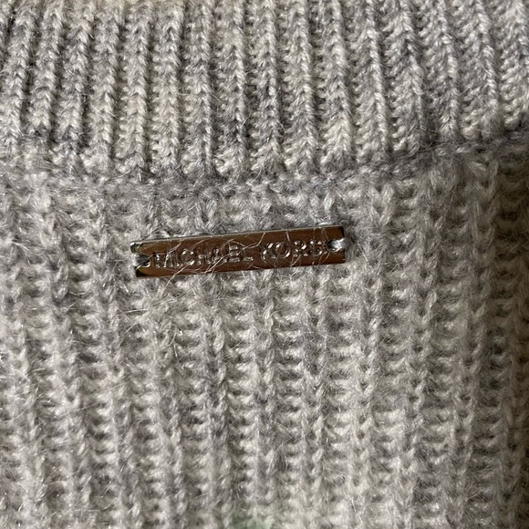 Michael Kors | Wool mohair crew neck sweater knitted dress - Picture 4 of 7